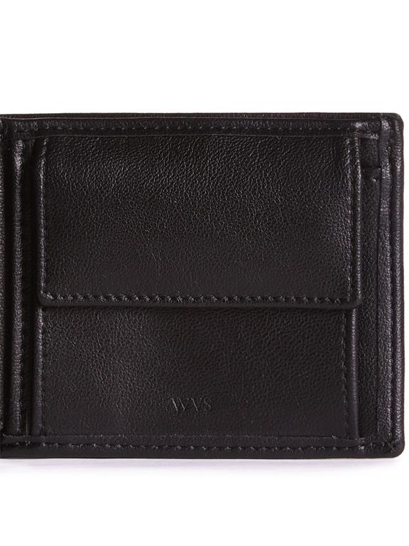 Trifold Coin Wallet Black 5
