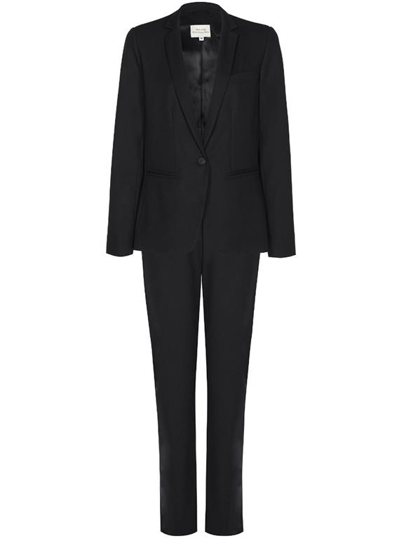 Jacket Two Piece Suit Black 6