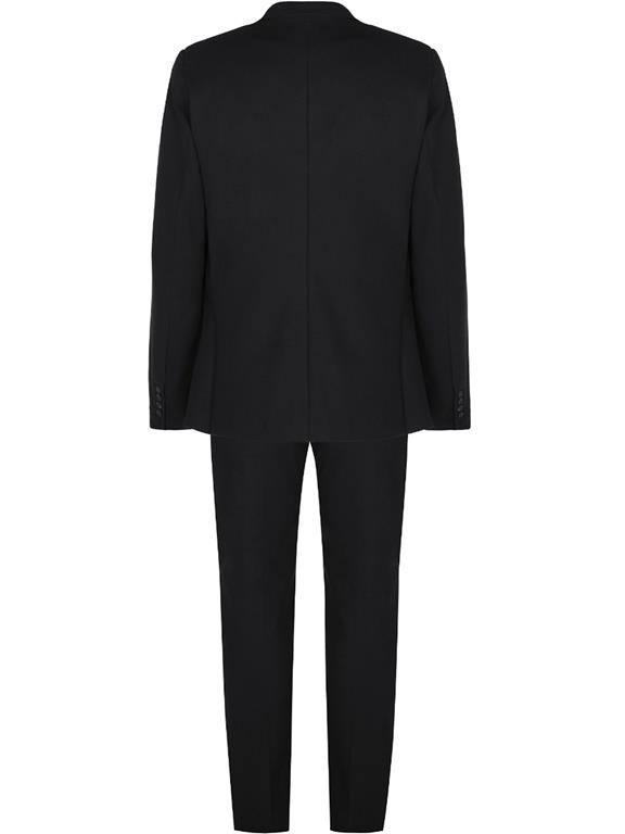 Trousers Two Piece Suit Dark Blue 5