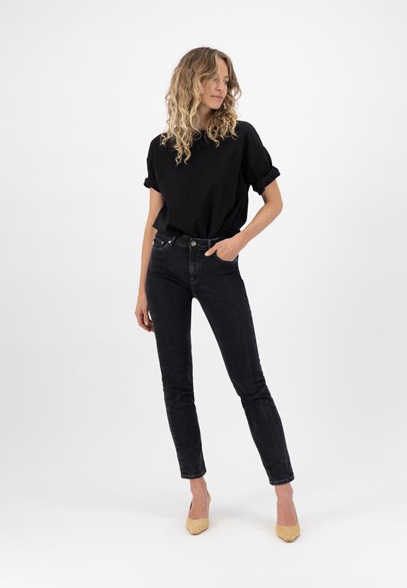 Jeans Simplechique Medium Stone Zwart 3