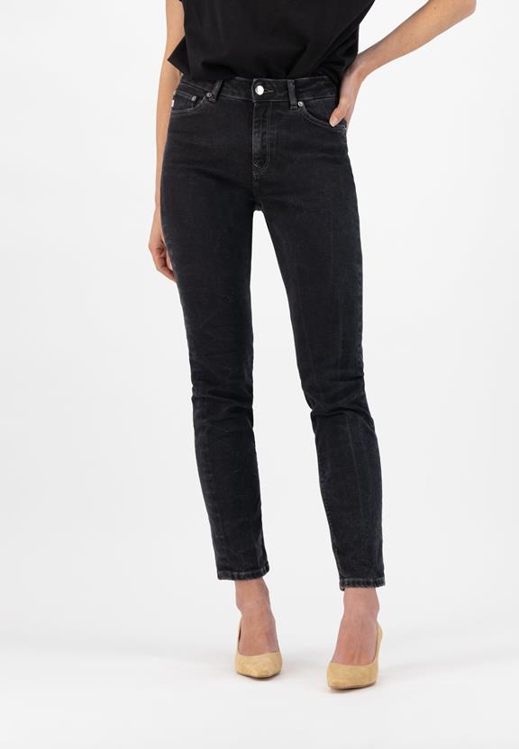 Jeans Simplechique Medium Stone Zwart 4