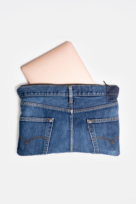 Laptop Sleeve Jeans Pockets 1