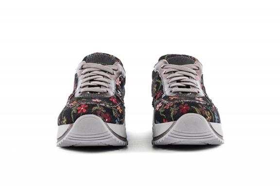 Sneakers Asia Little Flower Zwart 4