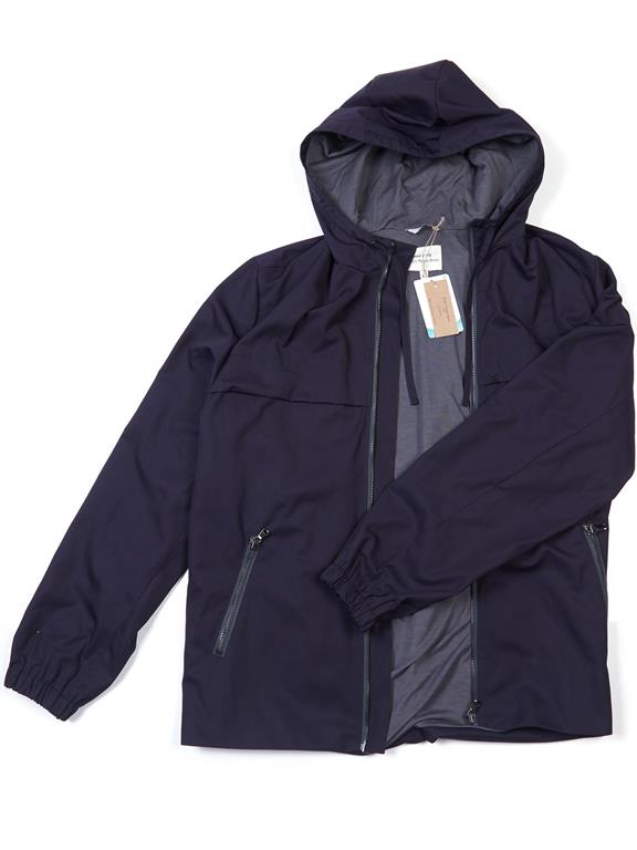 Jacket Water Resistant Lightweight Dark Blue from Shop Like You Give a Damn
