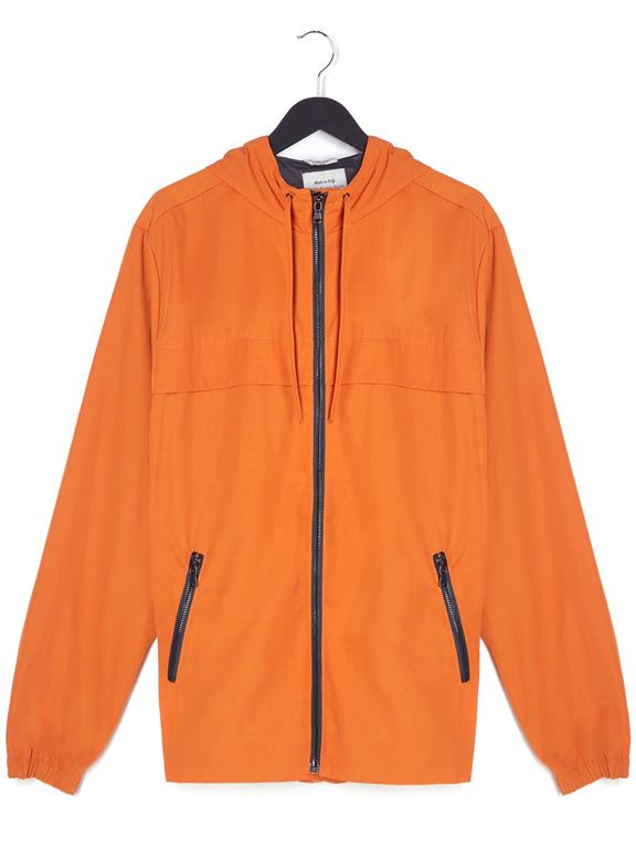 Jacket Water Resistant Lightweight Orange via Shop Like You Give a Damn