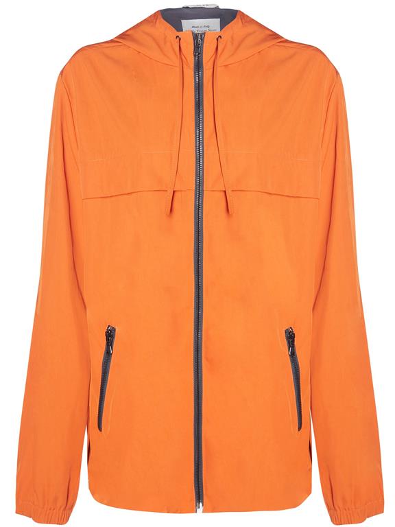 Jacket Water Resistant Lightweight Orange 5