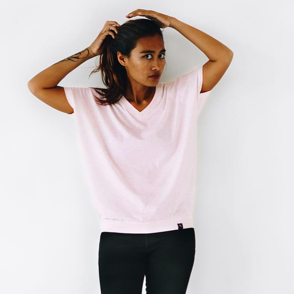 T-Shirt Vlinder Roze 1