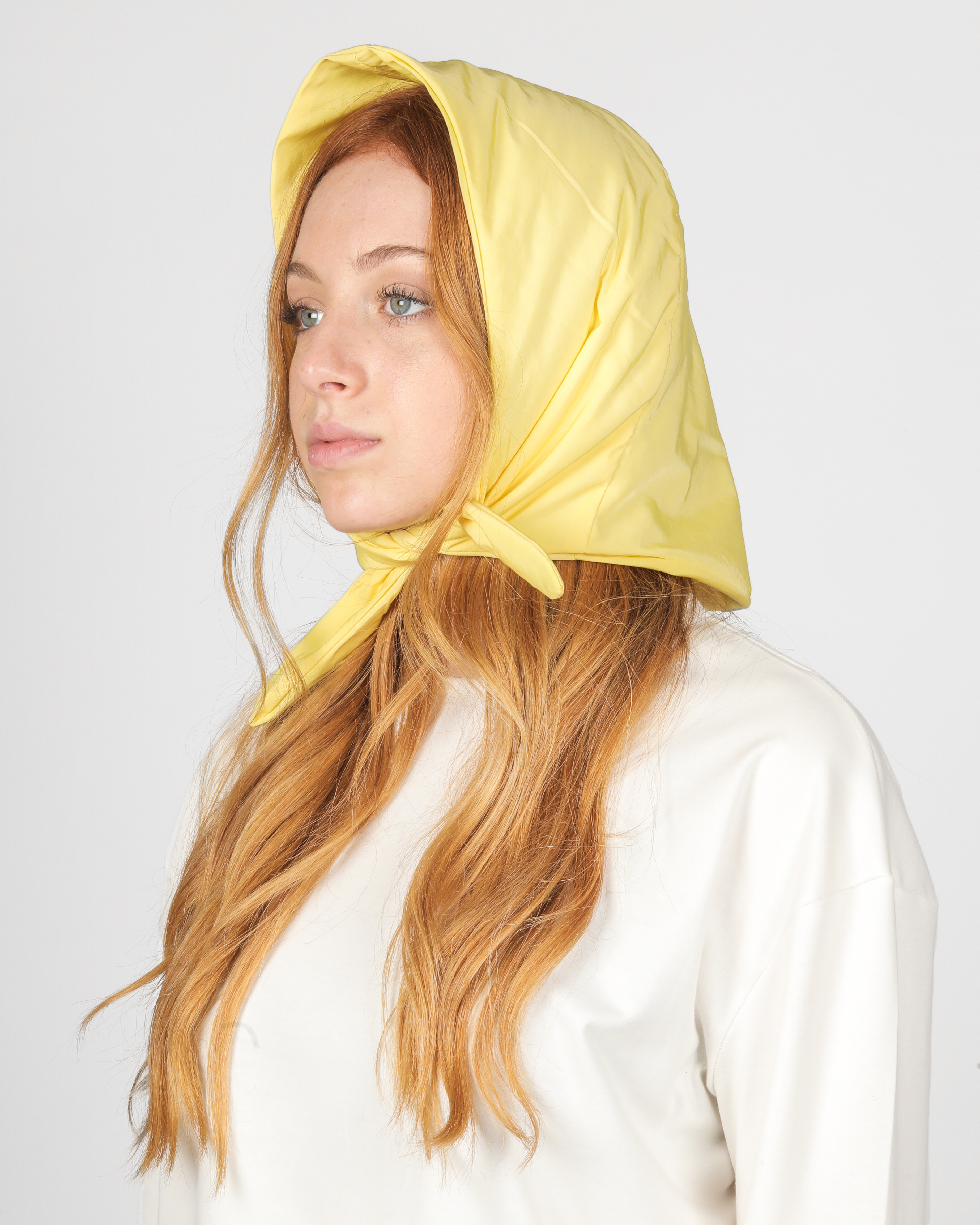 Rain Bonnet Foulard Yellow 1