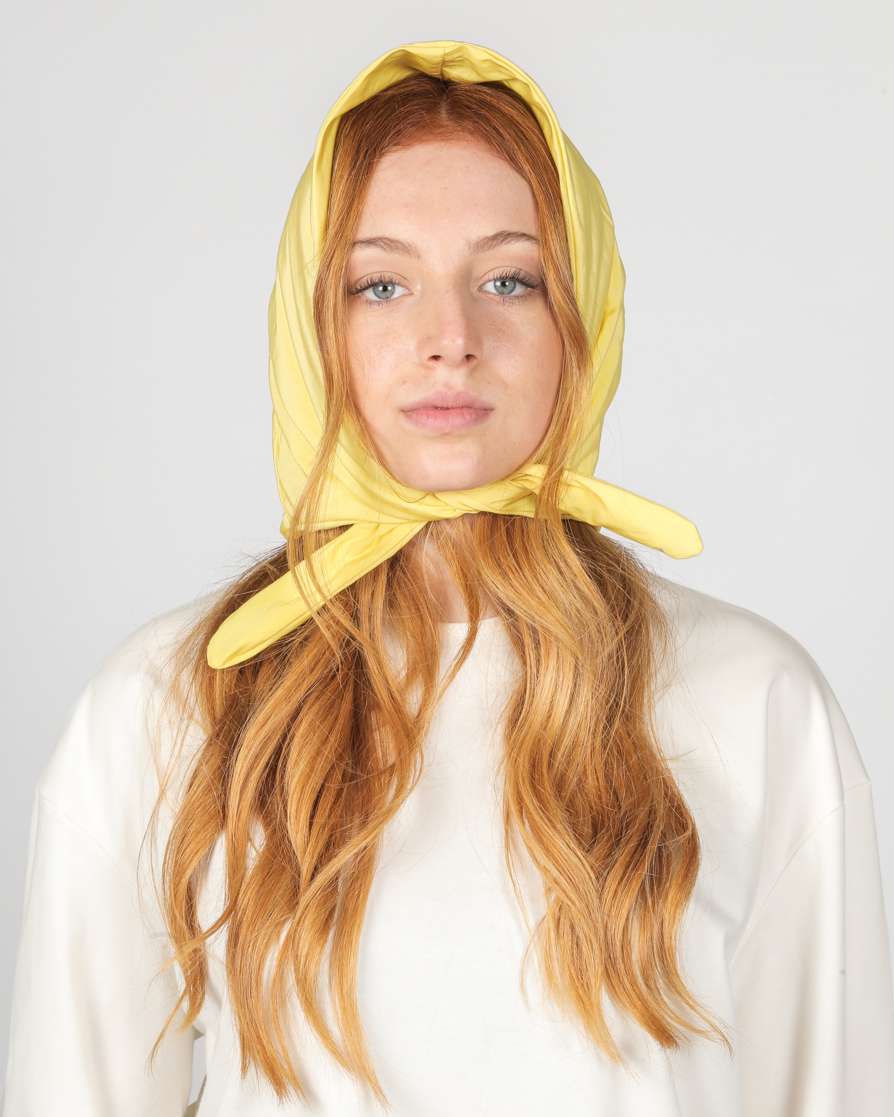 Rain Bonnet Foulard Yellow 2