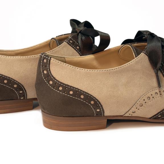Chaussures À Lacets Mademoiselle Beige 3