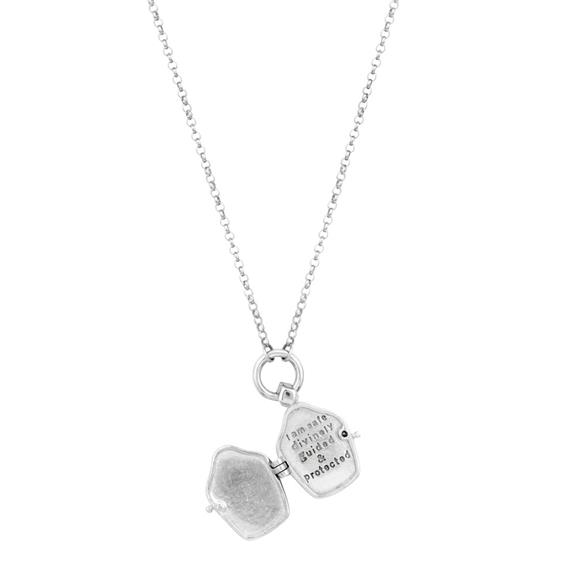 Locket Divinely Protected Silver 7