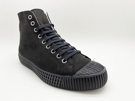 High Sneaker Mono Black 3