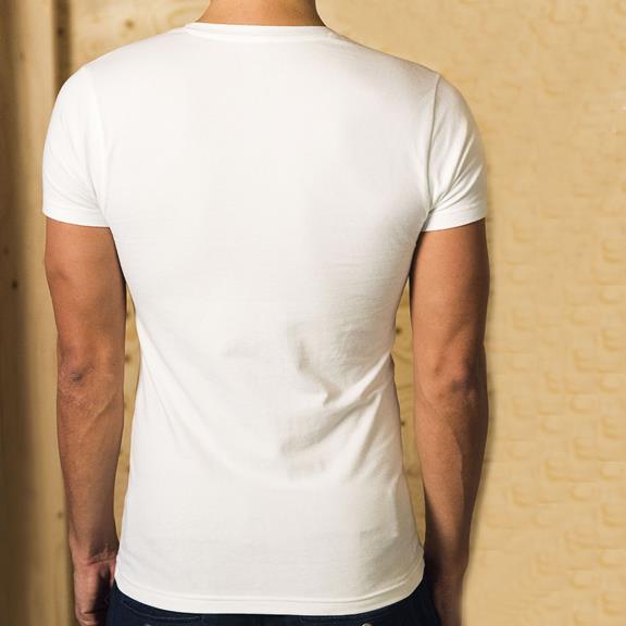 2-pack T-shirt Basic V-neck White 6