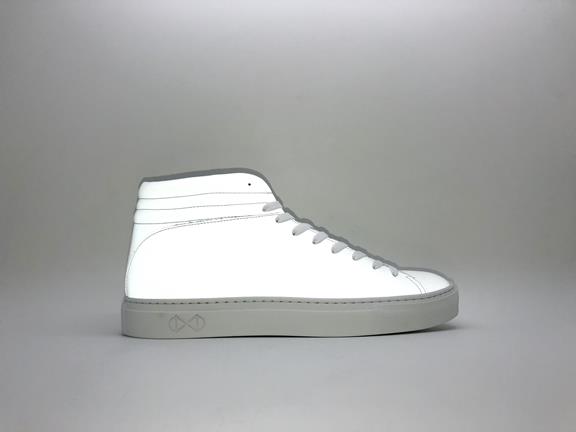 Sneakers Glattes Reflektierendes Weiß 3