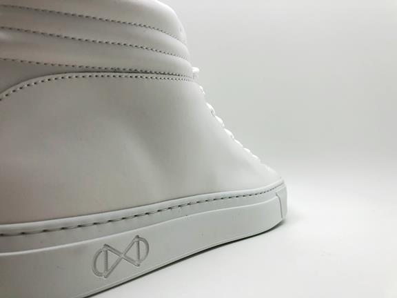 Sneakers Glattes Reflektierendes Weiß 7