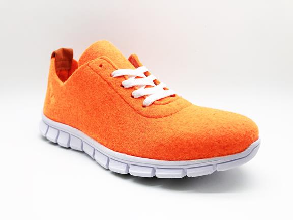 Sneakers Gerecycled Pet Neon Oranje 3