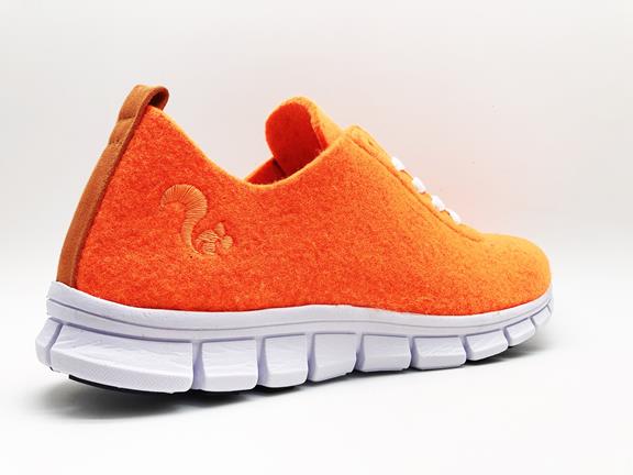 Sneakers Gerecycled Pet Neon Oranje 5