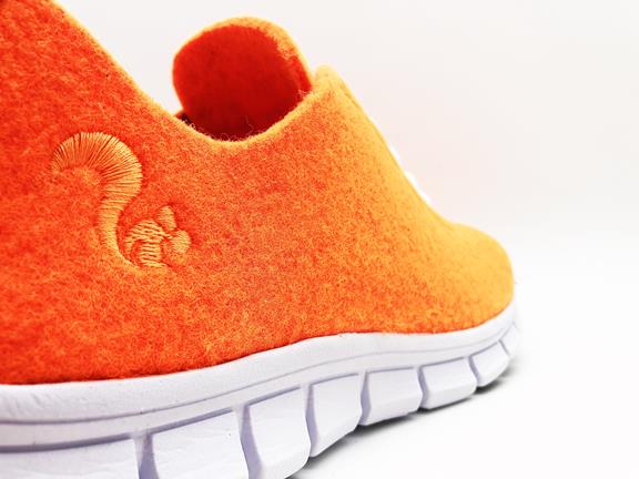 Sneakers Gerecycled Pet Neon Oranje 6