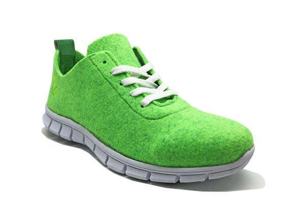 Sneakers Aus Recyceltem Pet Neongrün 3