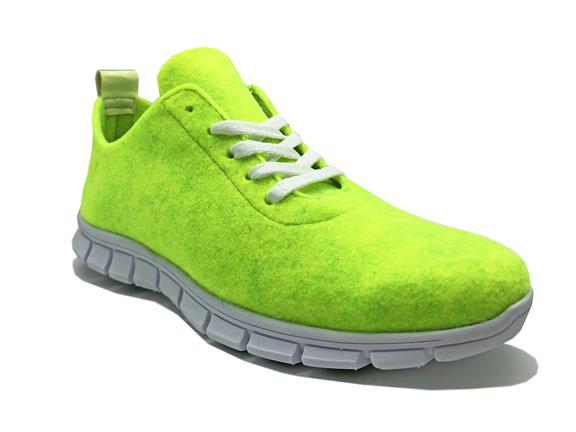 Sneakers Recycled Pet Neon Yellow 3