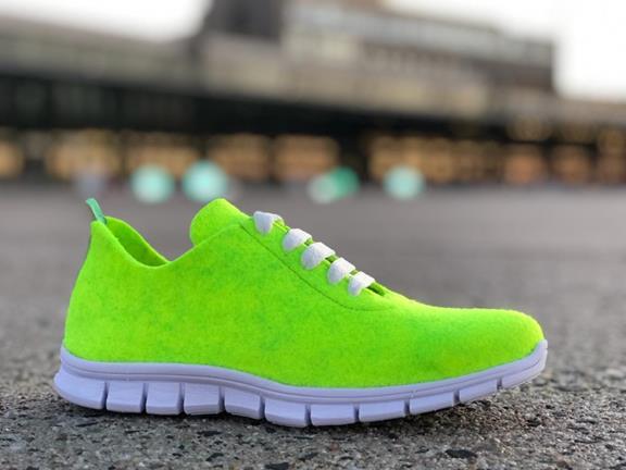 Sneakers Recycled Pet Neon Yellow 6