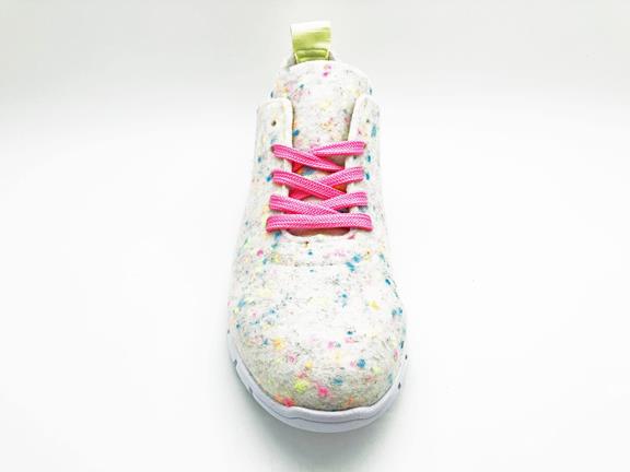 Sneakers Recycled Pet Led White With Neon 5