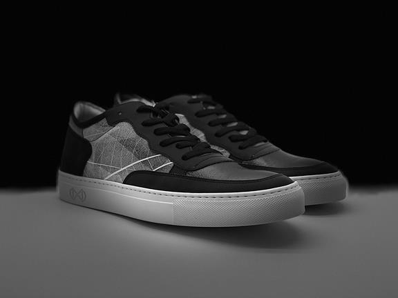 Sneakers Leaf Weiß Schwarz 5