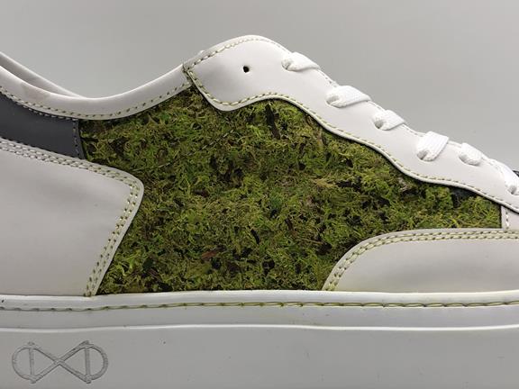 Sneakers Mos Wit Groen Reflecterend 5