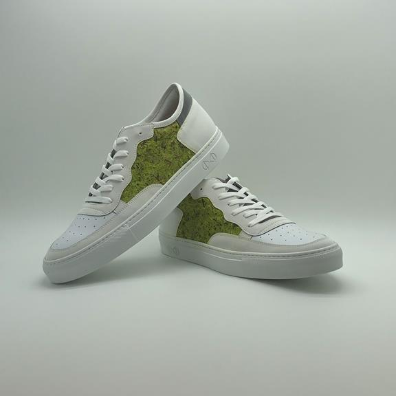 Sneakers Moss White Green Reflective 6