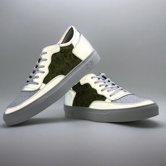 Sneakers Moss White Green Reflective 7