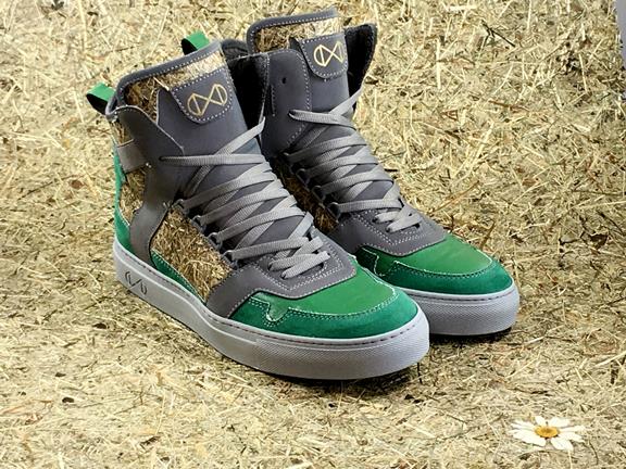 Hoge Sneakers Hooi Groen 3