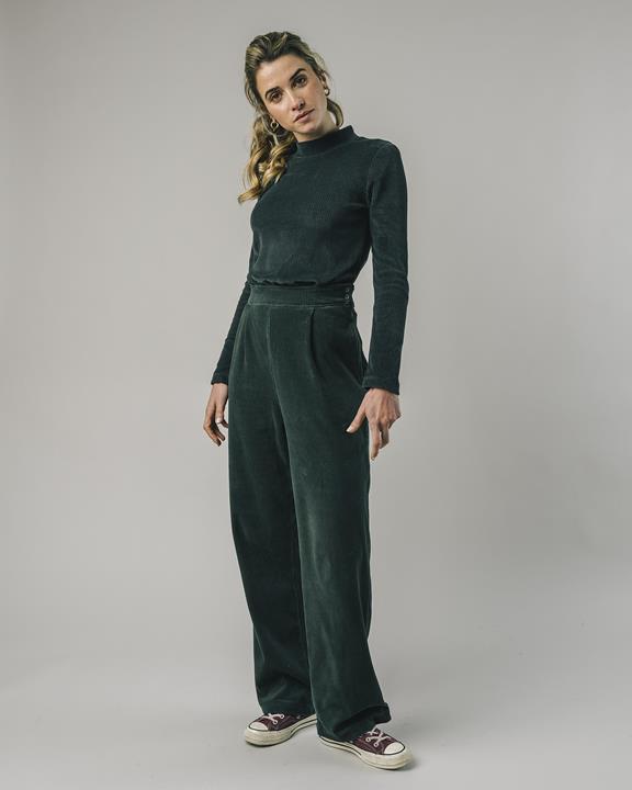 Oversized Pants Corduroy Forest Green 2