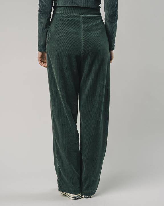 Oversized Pants Corduroy Forest Green 3