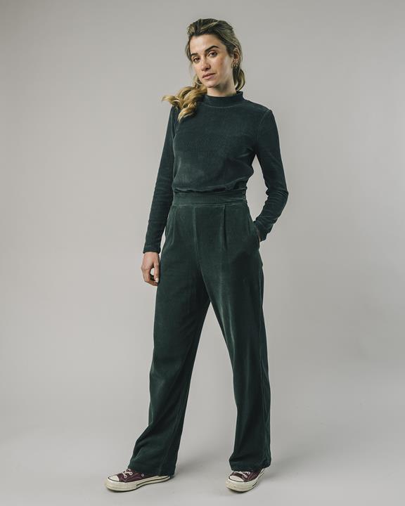 Oversized Pants Corduroy Forest Green 4