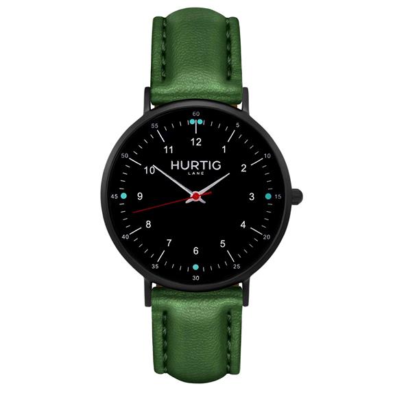 Moderno Horloge All Black & Groen van Shop Like You Give a Damn