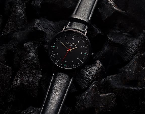 Moderno Horloge All Black & Zwart 10
