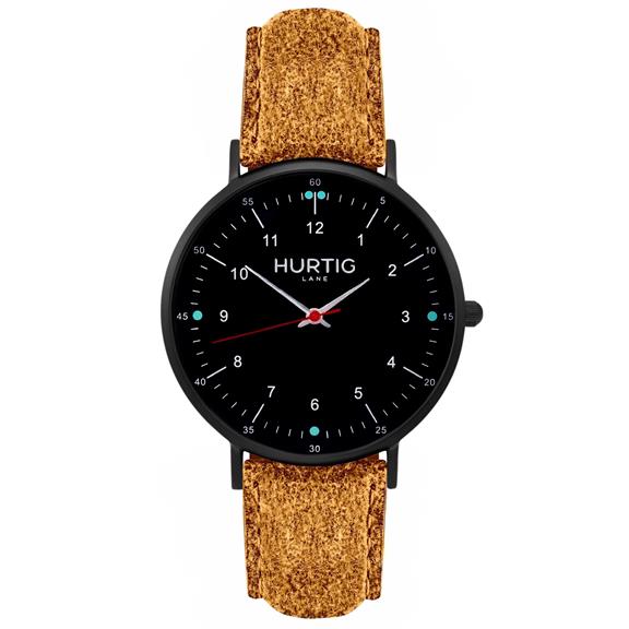 Horloge Moderno Zwart & Lichtblauw 11