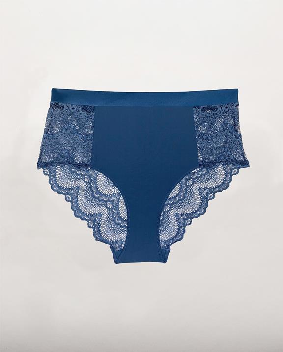 Understatement Lace Highwaist Briefs 002 Faded Blue