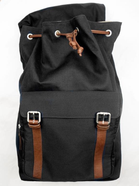Backpack Duffel Black from Shop Like You Give a Damn