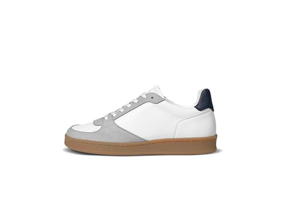 Sneakers Eden V2 Wit / Navy van Shop Like You Give a Damn