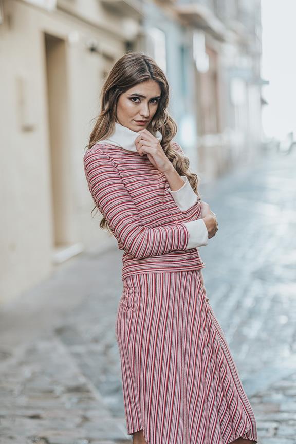 Turtleneck Tracey Red Striped 3