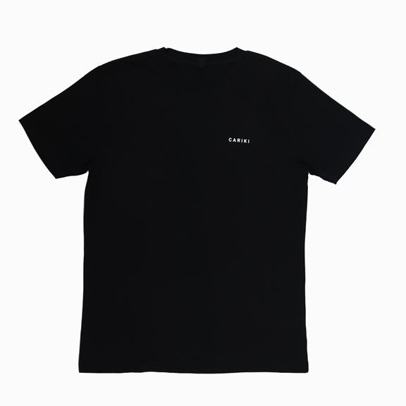 T-Shirt Zonsondergang Zwart 2