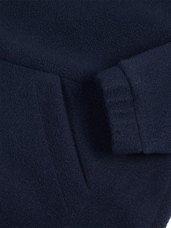Men's Windbreaker Fleece Quarter Zipper Dark Blue 5