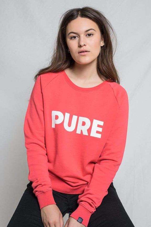 Sweatshirt Ruby Pure Rood 1