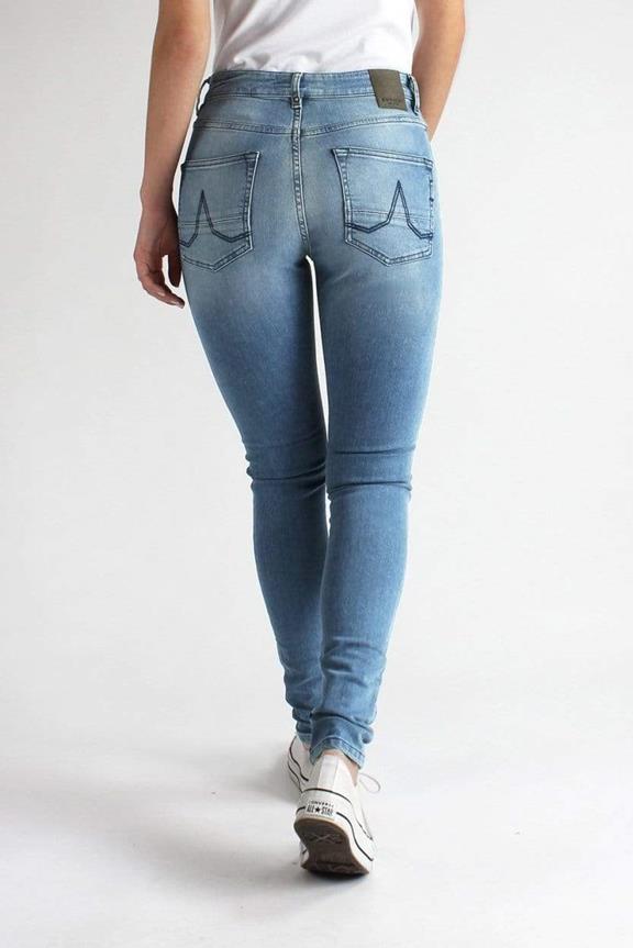 Jeans Super Skinny High Roxy Skylar Hellblau 4