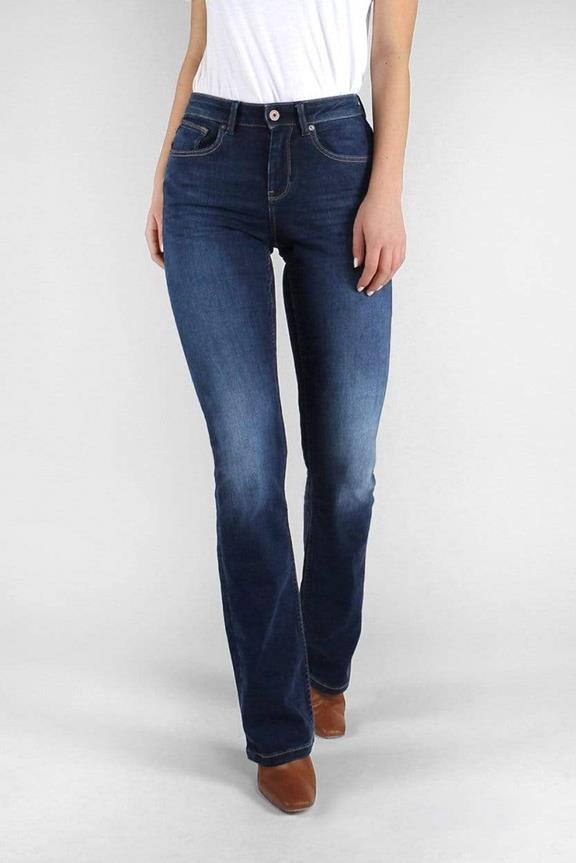 Jeans Bootcut Amy Herbal Diep Blauw 1