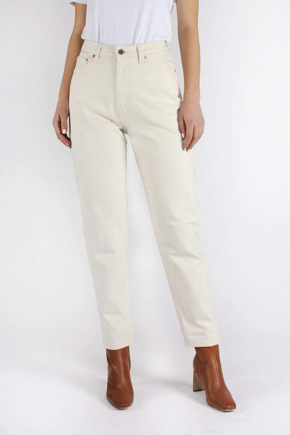 Jeans Nora Loose Tapered Undyed Crème 1