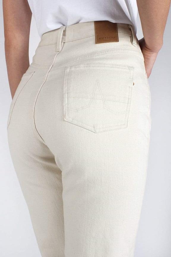Jeans Nora Loose Tapered Undyed Off White 3