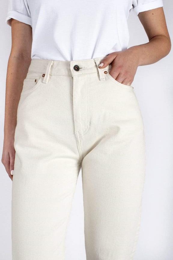 Jeans Nora Loose Tapered Undyed Off White 4