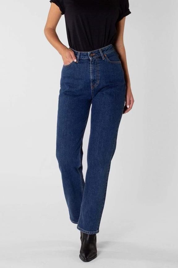 Jeans Nora Straight Forever Donkerblauw 1